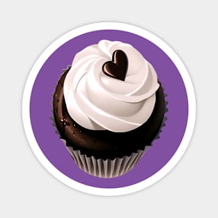 Chocolate Cupcake with Love Magnet